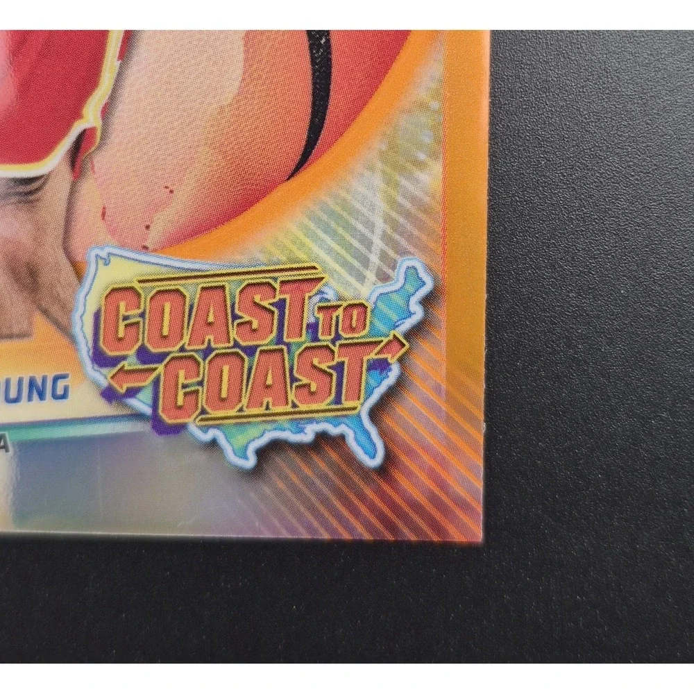 2023-24 Topps Chrome Trae Young #CC-1 Coast to Coast Orange /25 Atlanta Hawks SP